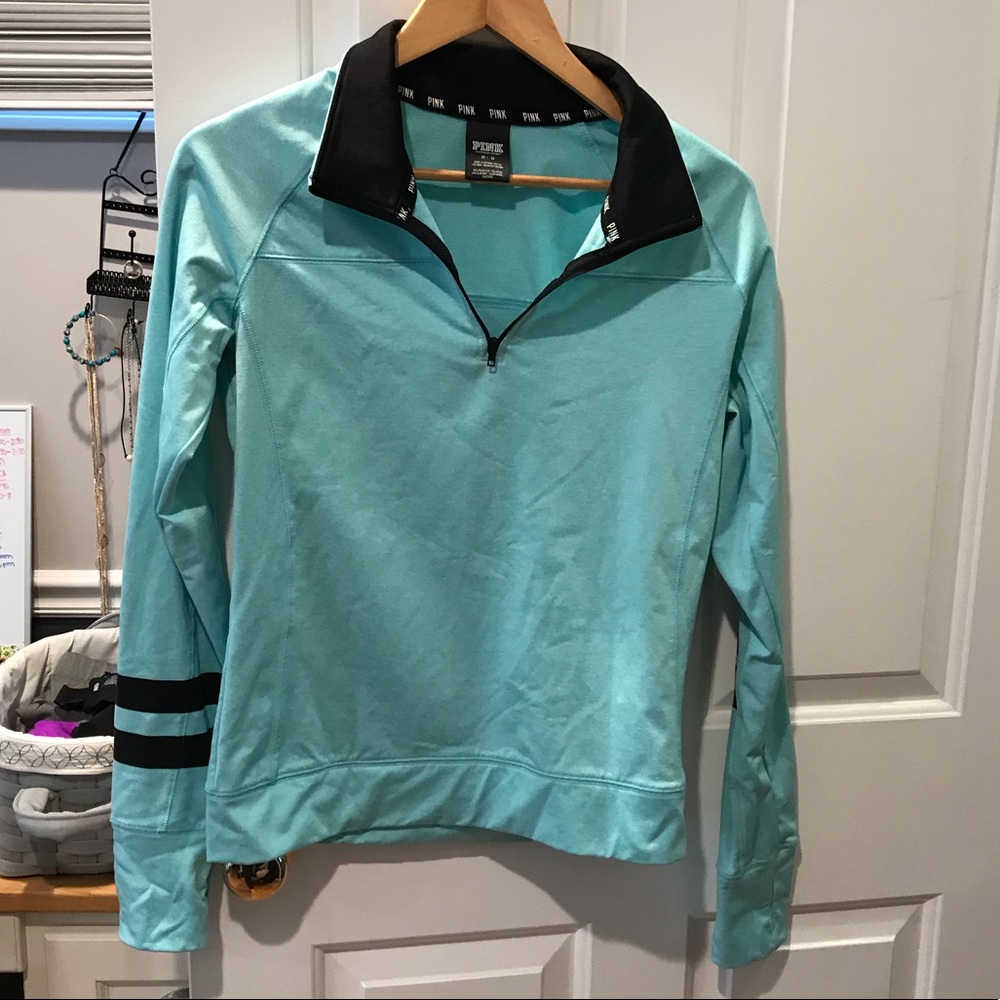 Blue athletic top from Pink